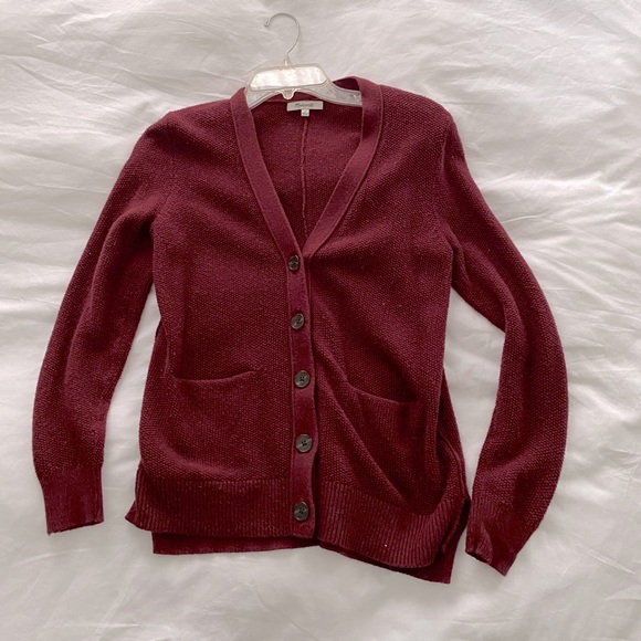 Madewell Sweaters - Madewell Red Cardigan